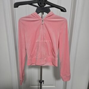 Juicy Couture Flamingo Velour Hoodie
